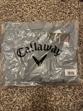 NWT Callaway Men's Light Puffer Jacket in Tradewinds Grey